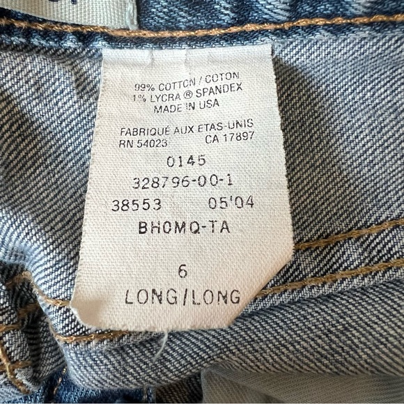 GAP Vintage Low Rise Boot Cut Jeans Size 6 Long - Picture 5 of 8